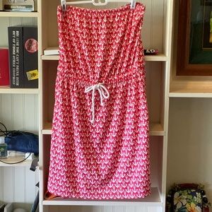 Tommy Hillfiger Nautical Strapless Dress